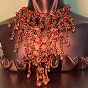 Vintage Bellydance Tribal Necklace